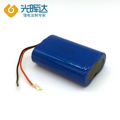 专业生产7.4V动力锂电池 数码锂电池 7000mAh 光晖达厂家
